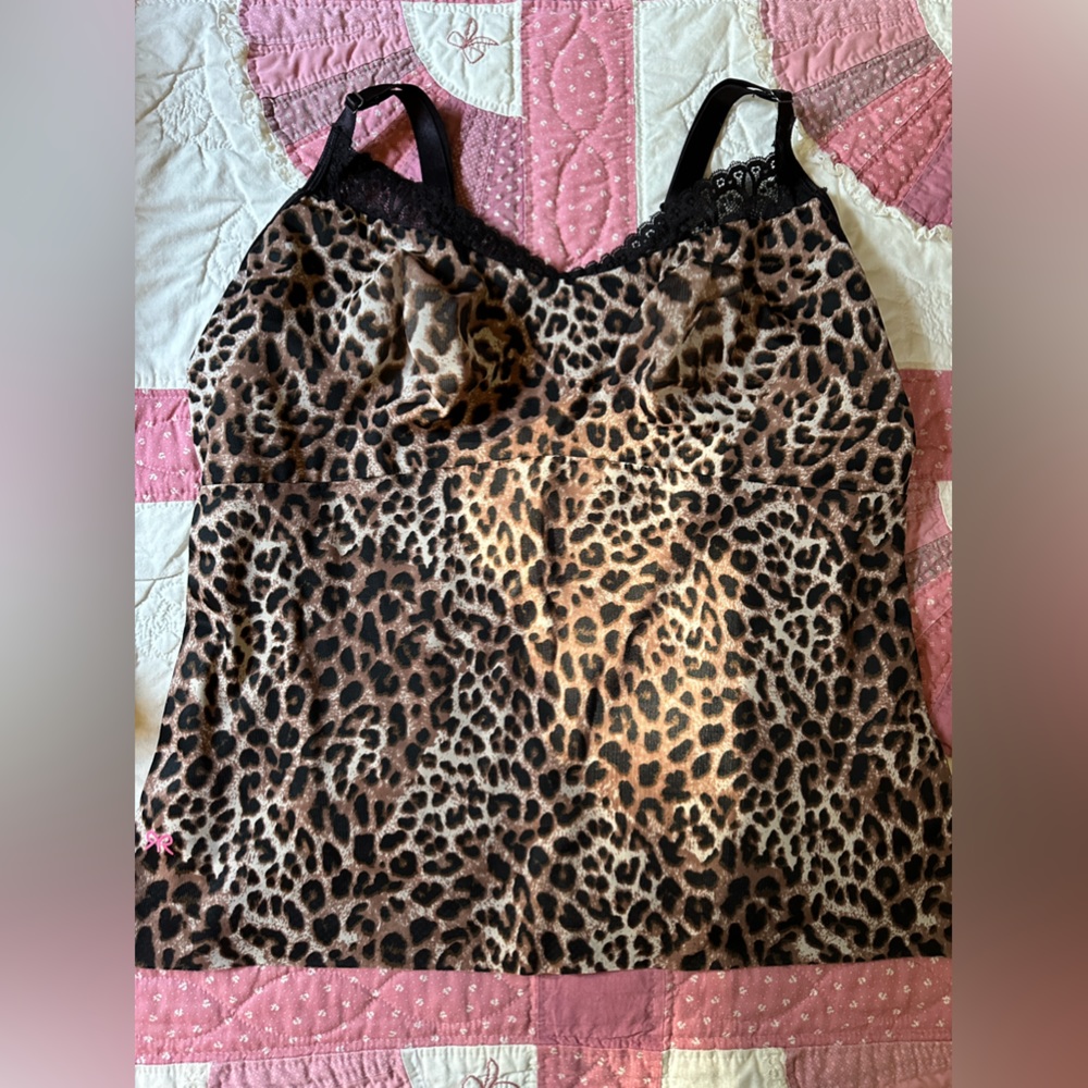 Ruby Ribbon Cami Leopard Print Heritage Collectio… - image 1
